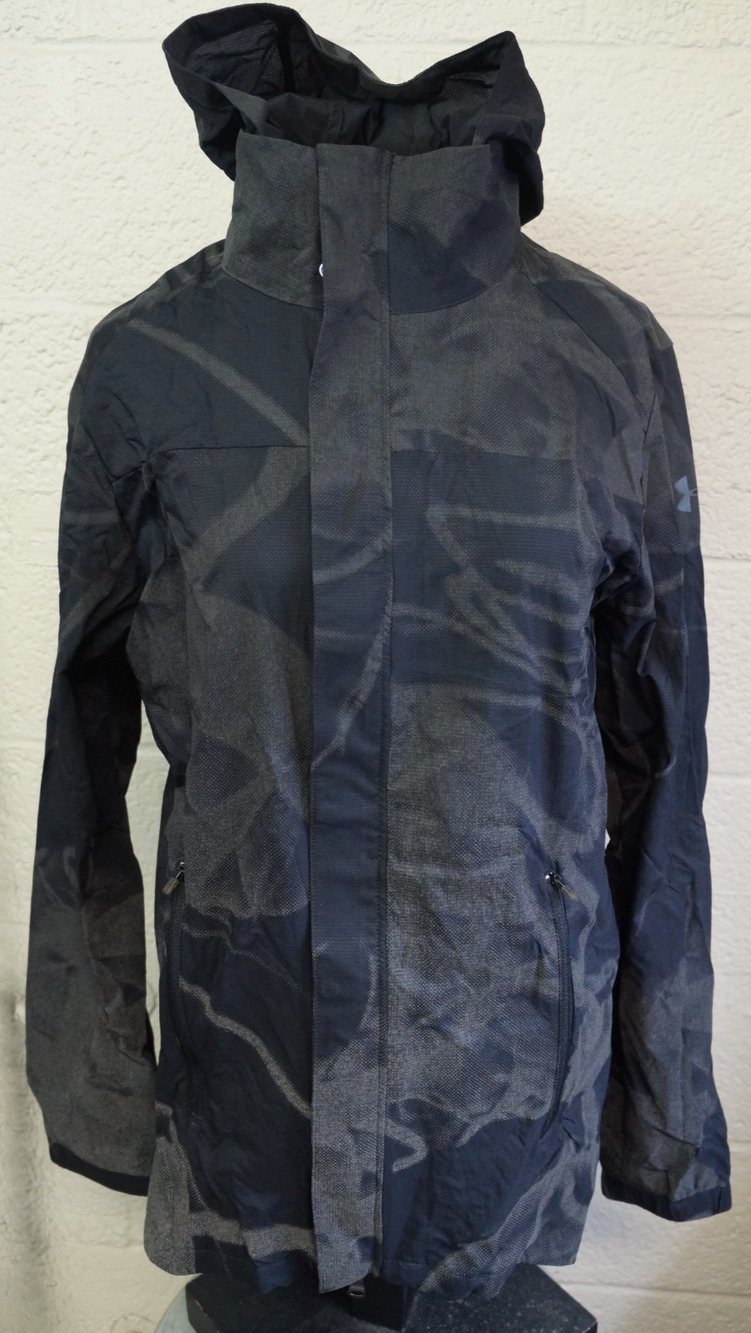 Under Armour Define The Storm Jacket Reflective Waterproof Hooded Run Size M
